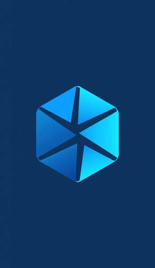 Generate a logo for a technology store with simple blue and light blue colors