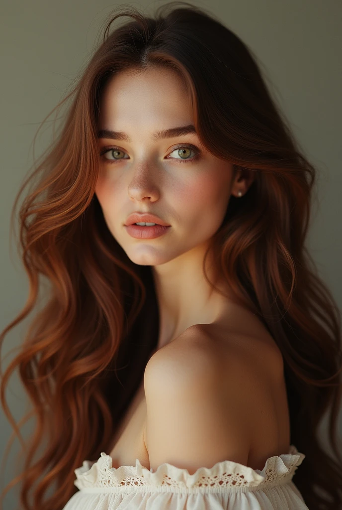 One with brown hair
