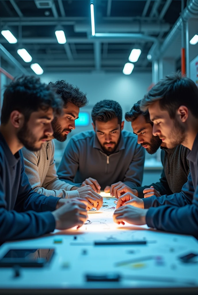 A strong visual, perhaps a group of diverse students collaborating on a tech project, or a graph showing the rising unemployment rate.in Bangladesh... Give me a picture i want to post in facebook for my blog writting with no women