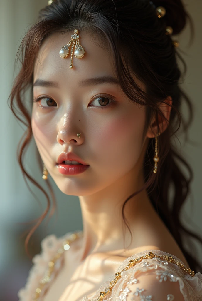 (RAW: 1.2), (Realistic: 1.4), (Clarity: 1.4), (Two women), , ((Height: 2.0)), ((Obesity: 1.6)) ((Tongue nails), (Lip nails), (Umbilical nails), (Precious stones refract dazzling light))), ((Breasts: 1.8), (Areola: 2), (Abs: 0.7), (Glutes: 2.0), (Pale skin, thin skin, seductive expression, double eyelids, lips with gelatinous texture, glossy lips, small cherry mouth, small lips turned up, lip pins under the lips, pattern under the eyes, golden pattern tattooed on the forehead, diamond fixation on the forehead, shiny hair on the forehead, (((flawless skin texture)))), real pores, textured skin, (using gems, pearls, emerald, amber,), (dynamic hair, high ponytail hairstyle, frizzy hair clips, layered hair, wet hair, loose hair, wet skin texture), sweat dripping throughout, shiny skin, glowing skin, radiant, eyes looking at camera, High Quality Detail, Cinematic Lighting, ((Backlight)), Absurd, Unbelievably Ridiculous, Huge File Size, Ultra Detailed, High Resolution, Very Detailed, Best Quality, Masterpiece, Illustration, Very Detailed, CG, Unified, 8k Wallpaper, Incredible, Fine Detail, Masterpiece, Light on Face, Backlight, Cinematic lighting, (((Wide-Angle Lens)))), (((Fisheye))), ((Side to Lens)), ((Bottom View)), (((Tall Jumper Height Proportions)), (((No Panties))),((No Pants))),(No Socks))),(No Skirt))),((No Shoes))),(Barefoot))),((Dynamic Pose)), (Fighting Posture))), ((Full Body))), ((Leg Elevation)), (Leg Clearance))))), (Greek Foot), (Carefully Manicured Nails),((Delicate Little Fingers, Perfect Fingers)))), (Camel Fingers), ((Correct body structure)),(((Correct dissection))),((Clothing: transparent cheongsam made of transparent plastic, high slit design))),(Precious stones, diamonds, pendants, necklaces, waist chains, earrings