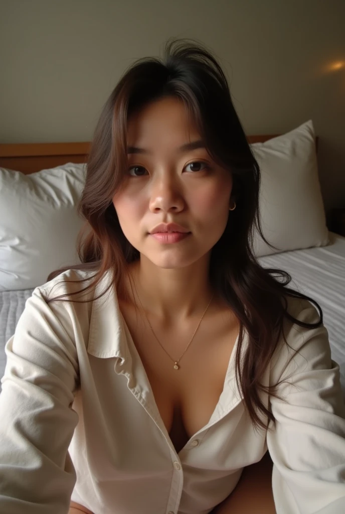 Selfie　On the bed