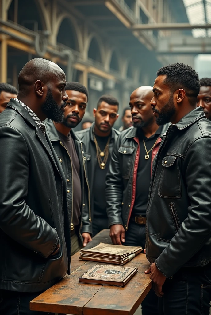 Black men do business with bikers