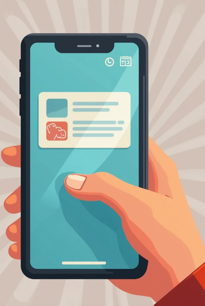 Animated cell phone