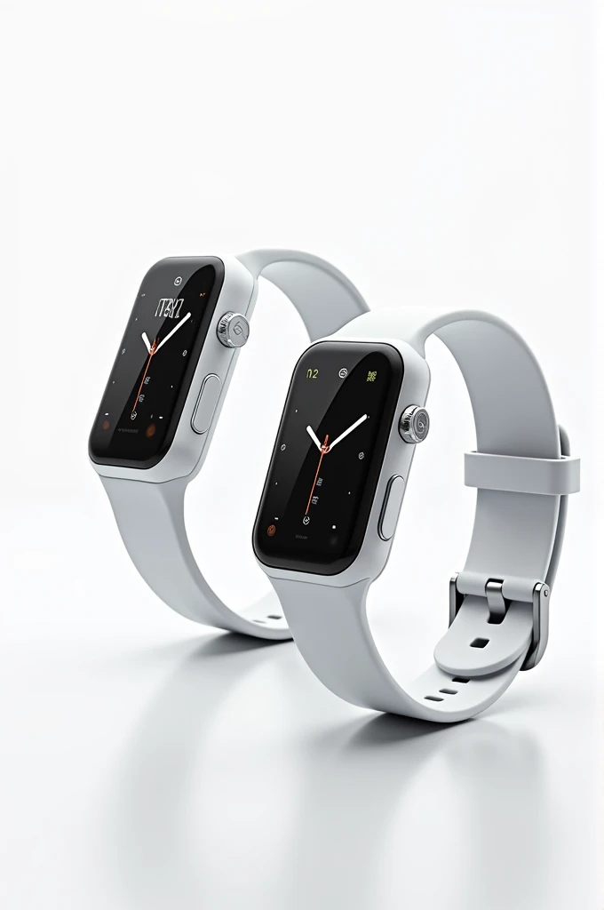 Take a photo of the Redmi Watch 3 active with a white background taken from different angles where the details of the watch can be clearly seen