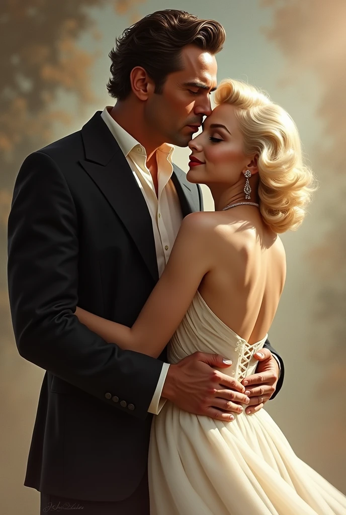 Marlon Brando e Marilyn Monroe couple