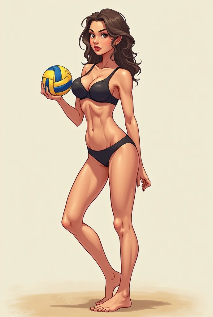 Draw me a volleyball player masturbating 