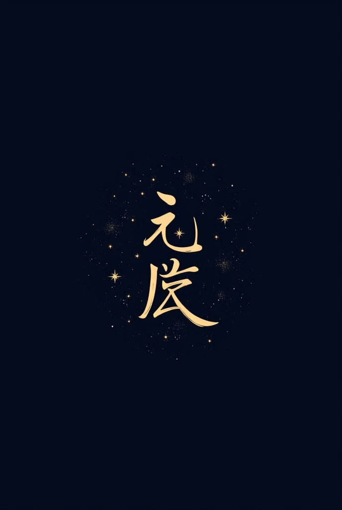 Draw a logo that says: Hana no saize With constellations