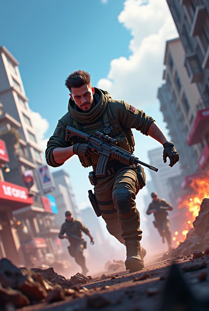 Christopher Vélez playing free fire