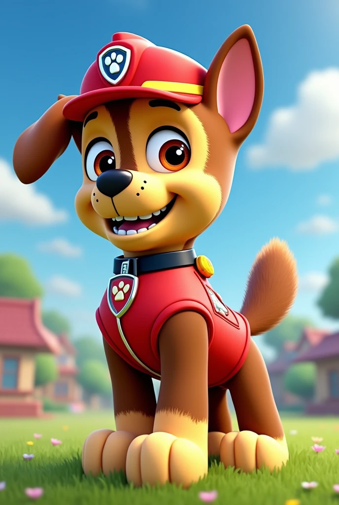 Create a Paw Patrol image with all the characters
