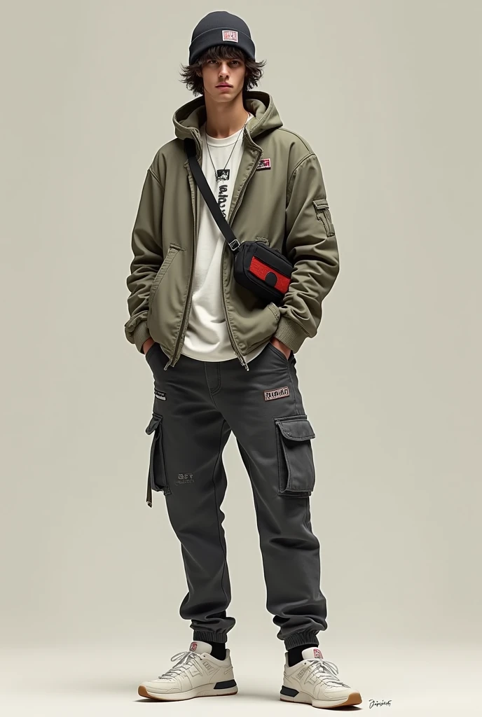Make an outfit fit for skinny infj guy streetwear style