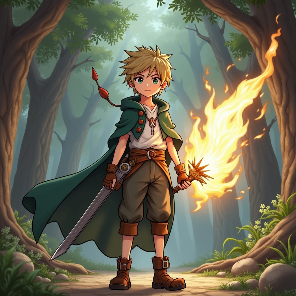 Riku overcomes the spirit's trials、I will succeed in obtaining that power.。Riku, who gained the power of the spirits,、Ready for more adventures、We're ready。