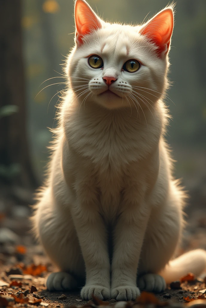 create an attack pose for ((catmon))