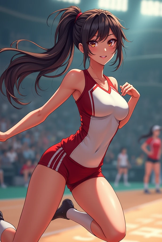 Sexy anime volleyball girl
