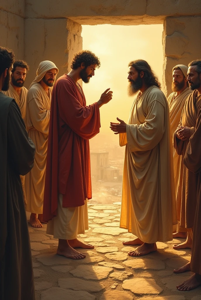 The story of Job begins with a dialogue between God and Satan. God commends Job for his faithfulness and righteousness, but Satan questions the sincerity of Job&#39;s devotion, arguing that he is only faithful because he is prosperous and blessed. Then, God allows Satan to test Job, taking away everything he owns, but without touching your life.
