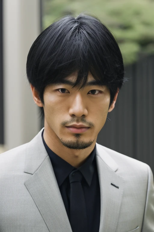 Black Hair、30th Generation、Japanese men、A face that suits a suit