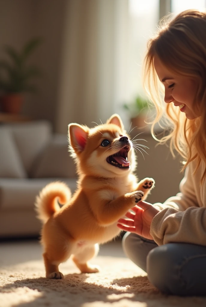 Cute dog ka hil-mil kar apni malikin ko dekhna, uski shaitaniyon ke baad bhi uska pyara lagna, sabhi ko hasane laga.