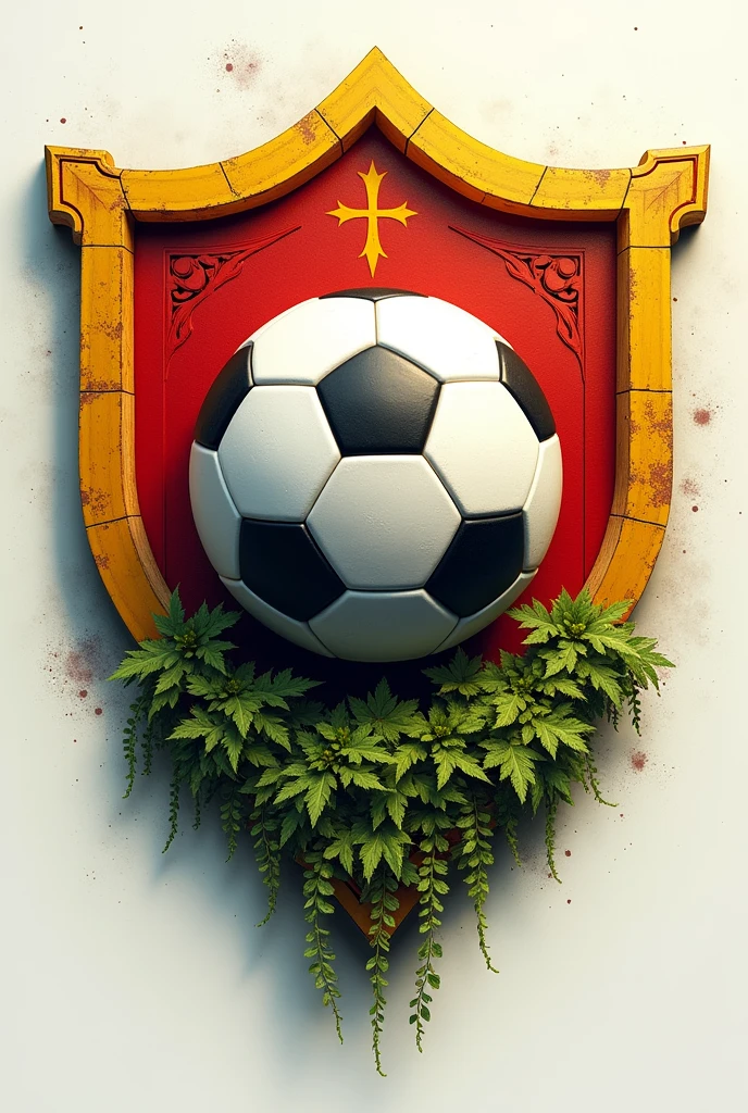 Create shield "Copa TP" of football with inspiration and colors of the Monsignor Francisco Valdés complex in Curarrehue