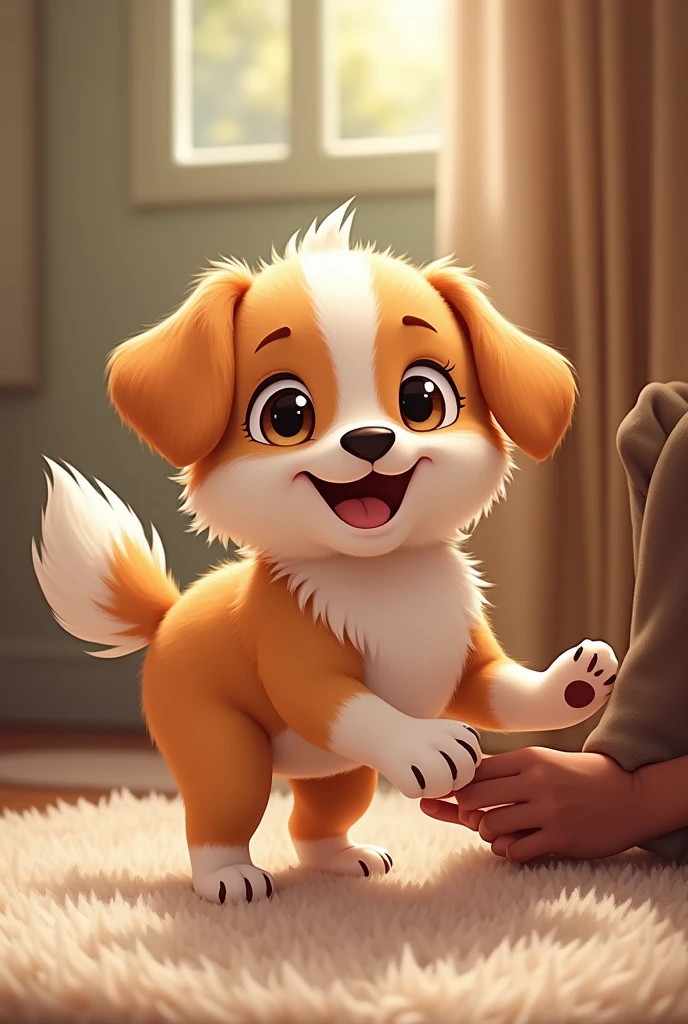 Cute dog ka hil-mil kar apni malik ko dekhna, uski shaitaniyon ke baad bhi uska pyara lagna, sabhi ko hasane laga.
Pura wala cute dog