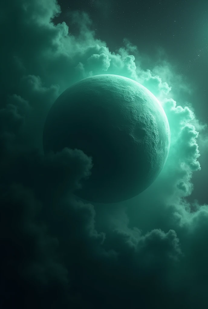 A planet with a methane atmosphere
