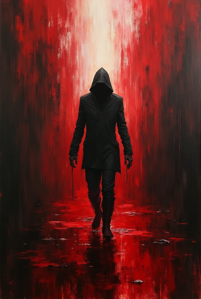 TERROR (Art inspired by Bill Sienkiewicz). oil painting)