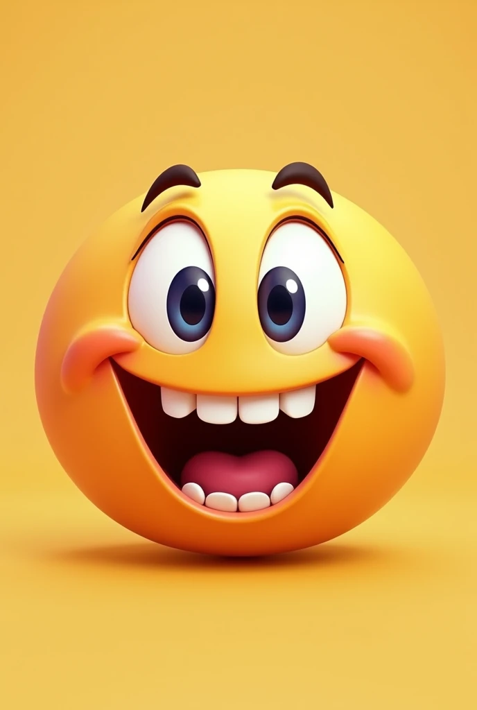 A funny emoji face