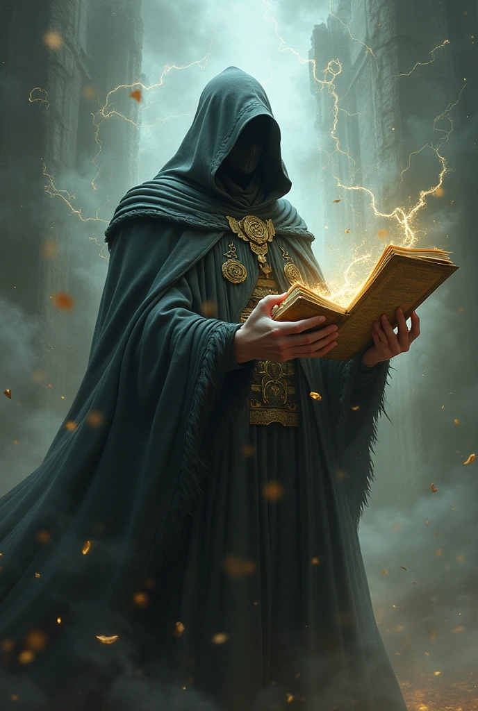 Now add files floating in his hands