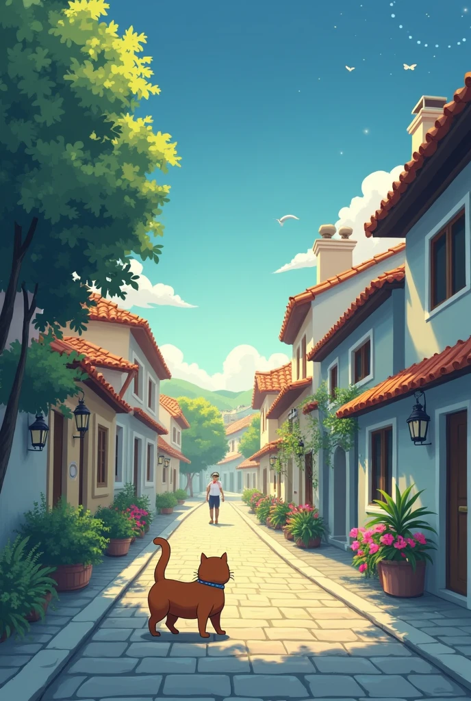 A small story3Please draw it cutely in the style of a D-anime。
1Picture Mimi lived in a back alley in a small town.。She every morning、Wake up with the sunrise、I stretched out on the cobblestones to loosen up my body.。after that、She headed to the town square、I played with my fellow cats.。
2Picture In the square、Listening to the birds singing in the shade、Wagging his tail、sometimes、We played tag.。Mimi especially、I'm good at finding insects hiding in the bushes.、My friends were impressed。
3Picture For lunch、Mimi went to the house of the old lady next door.、I had some fish soup made by my grandmother.。Grandma is always kind、Because he gives Mimi a snack、Mimi loved her.。 4Picture At Grandma's House、Bathed in the warm sunlight、Mimi had a great time。
5Picture In the afternoon、Mimi took a nap in the town park.。When I saw Mimi sleeping comfortably in the shade of a tree,、People passing by々was smiling。6Picture Mimi in her dreams、It was like I was on an adventure flying through the sky with the birds.。
7Picture In the evening、Mimi played with her friends' cats again.。8Picture夕日が空に沈む頃、They climbed the high wall together、I enjoyed the night view。Looking up at the starry sky、Mimi reflected on a day of friendship and adventure.。
9Pictureそして、The night came quietly。Mimi was relaxing in her little bed.、I was gazing at the starry sky。She has a happy day、I was looking forward to the next day。
thus、Mimi's day is over。