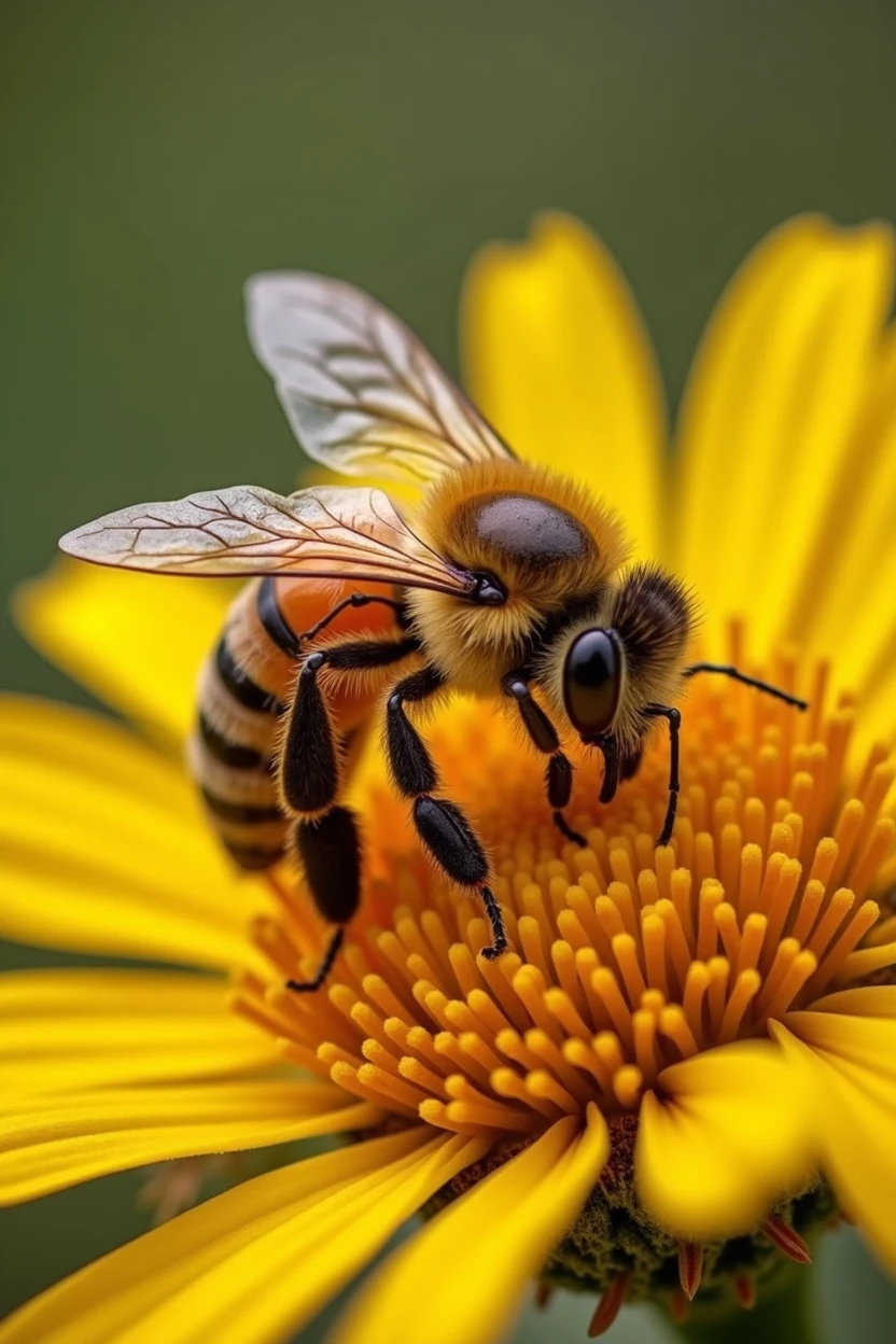 Bee hentai with a male and the cum is honey on top of the queen bee