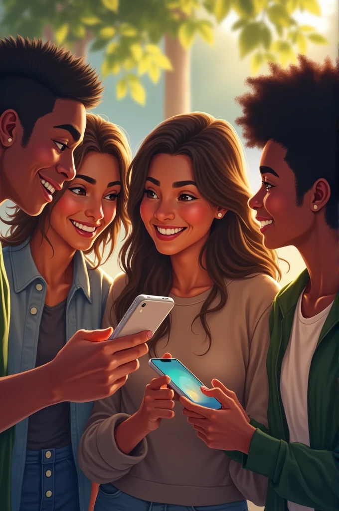 Cell phones friends