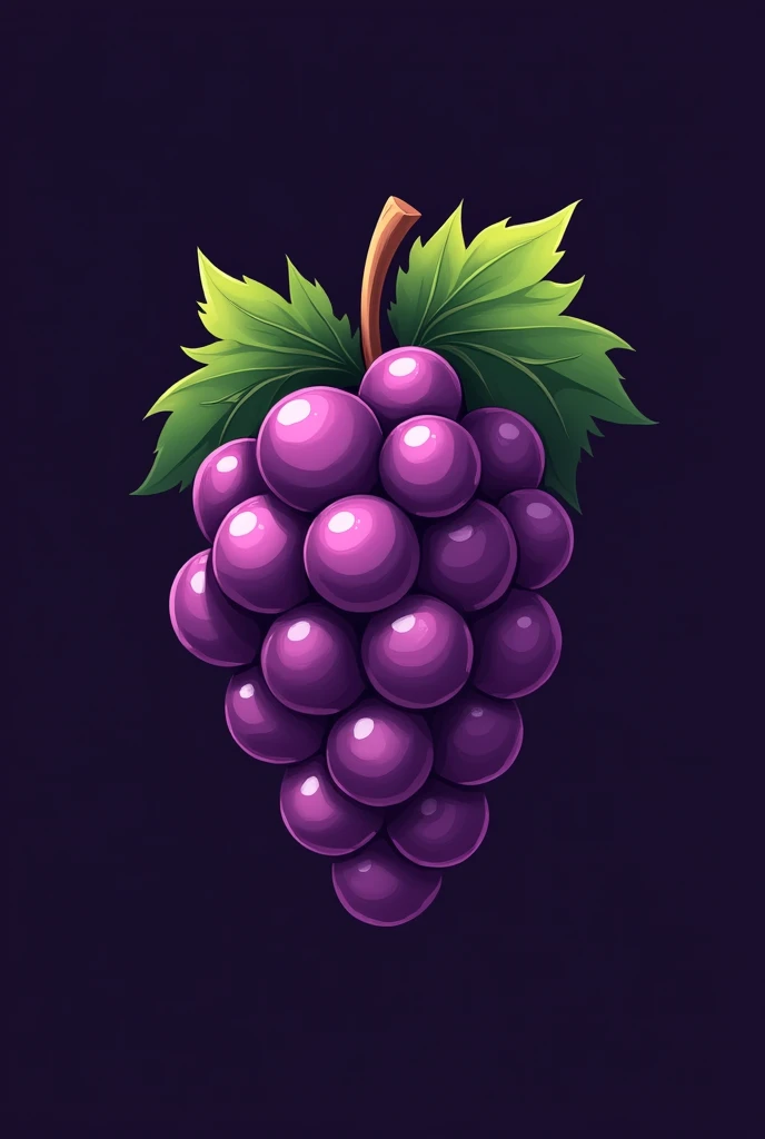 Develop a sophisticated and visually appealing logo for your bookmaker "GrapeFortune". The design should combine the idea of wealth and success with the image of grapes, evoking a sense of luxury and luck. The logo must reflect the exclusivity and high quality of the services offered..