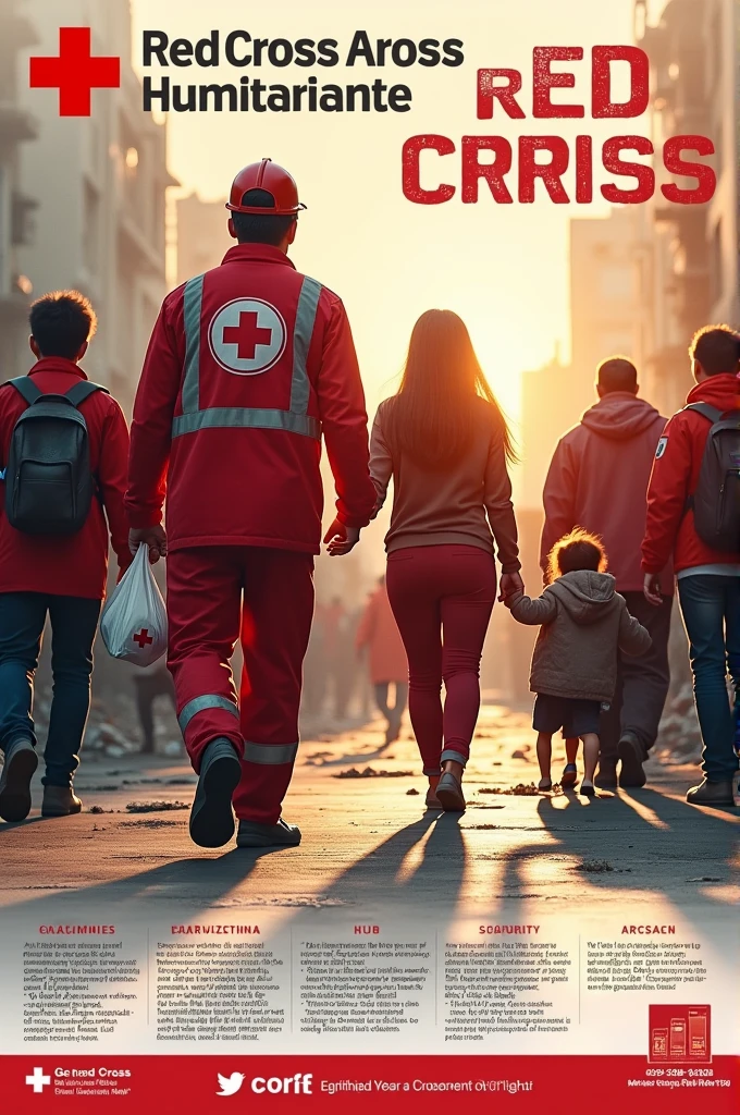 Red cross society awareness poster