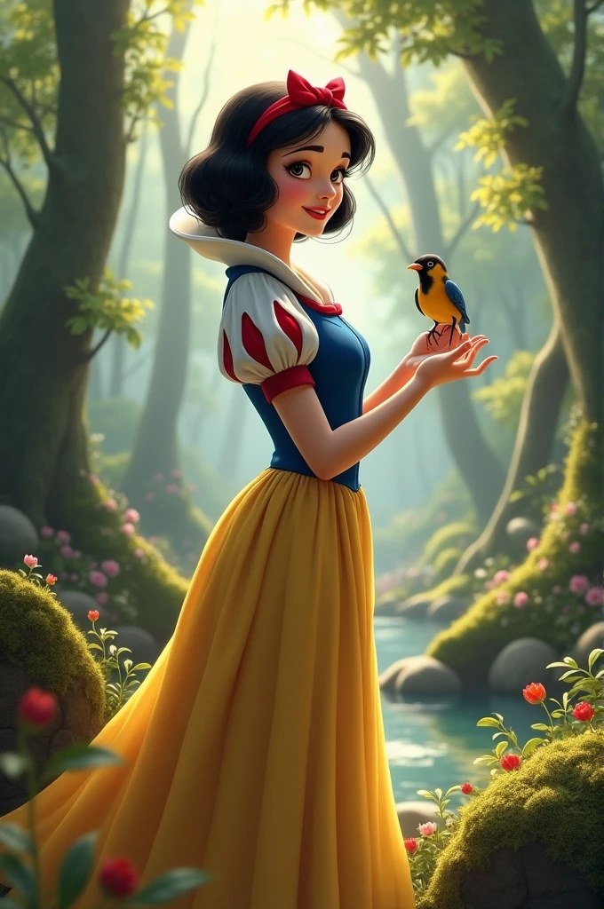 Audrey Hepburn if she were Snow White