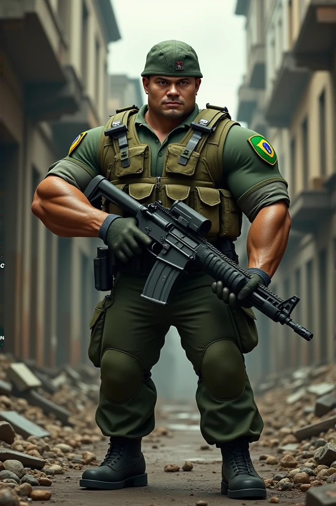 A Brazilian army soldier in Roblox
