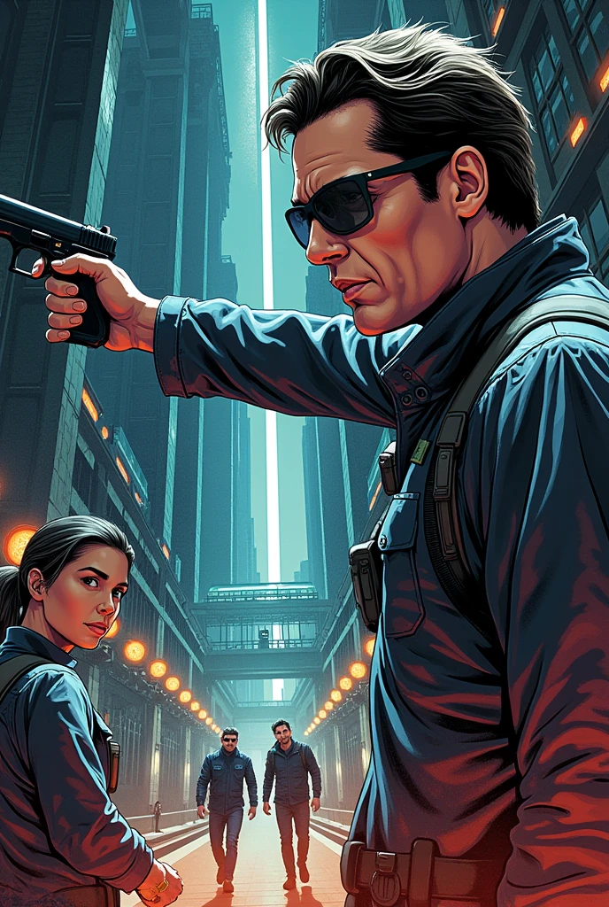 A comic of the latest mission impossible movie a long comic of some good scene from the movie