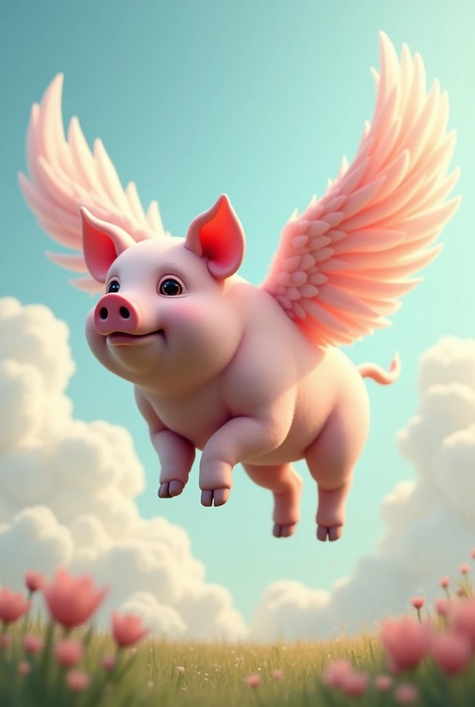 Make a pig with wings