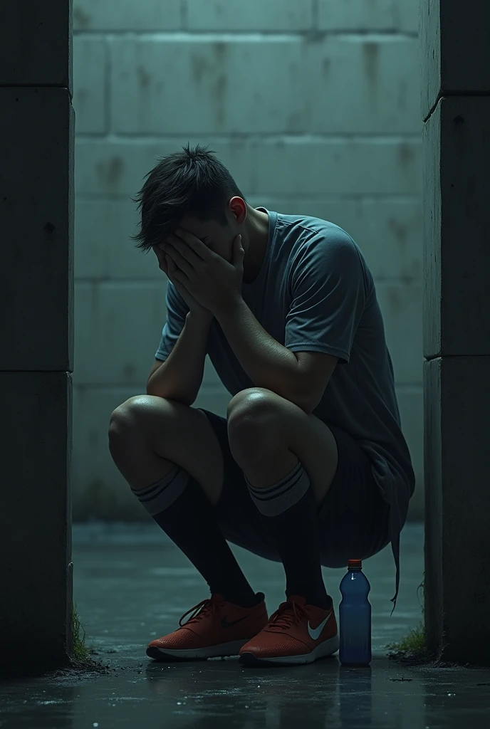 Depressed 11-a-side football player 



