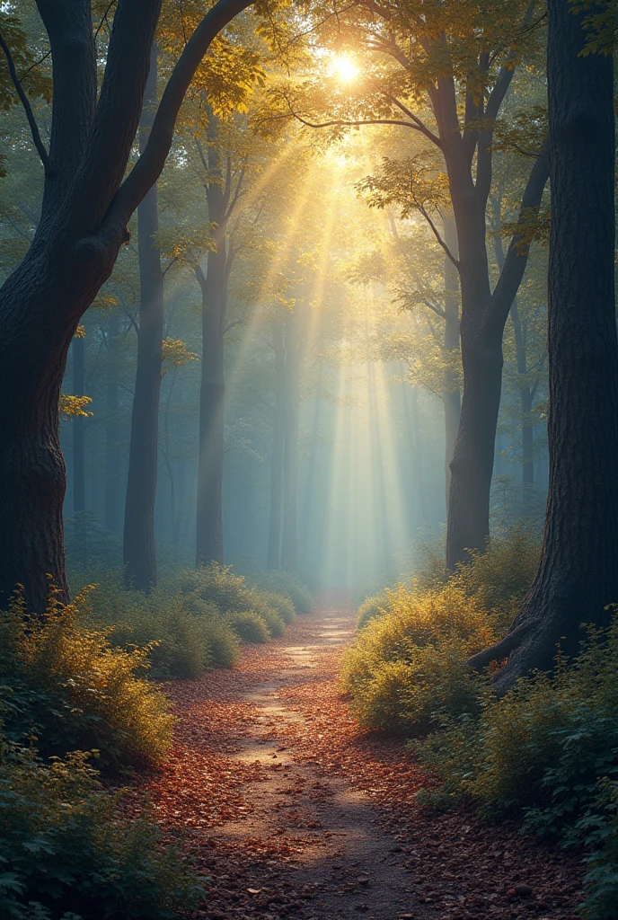 I am the hope of the magic forest that is waiting for the entrance of the new world in the magic forest , very royal style magical colors , 24k photographic composition unique pieces pieces of art rendered in photoshop finishes similar to those of photoshop art in image