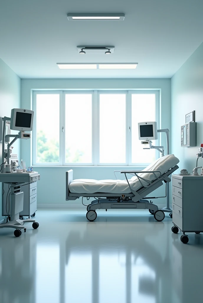 Hospital room photo real image