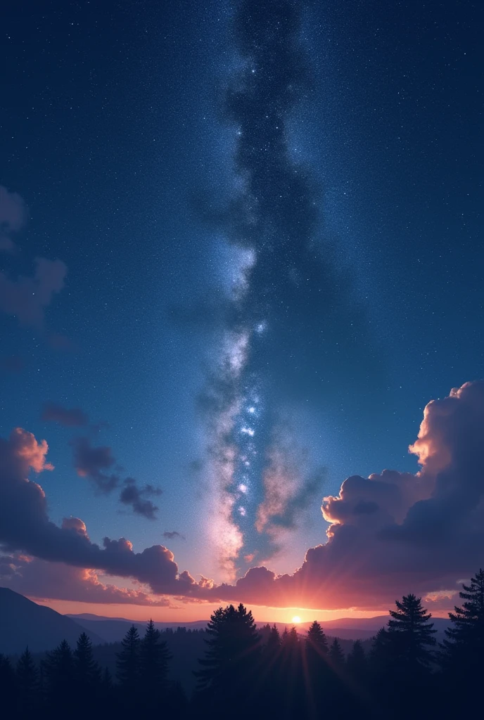 the day sky being chased by the night sky 
