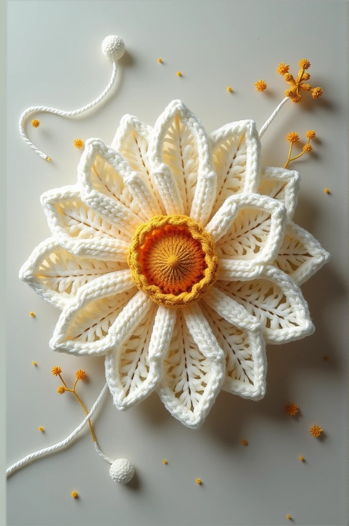 Flower crochet pattern ,Tell me how to knit ,Symbol xv ^