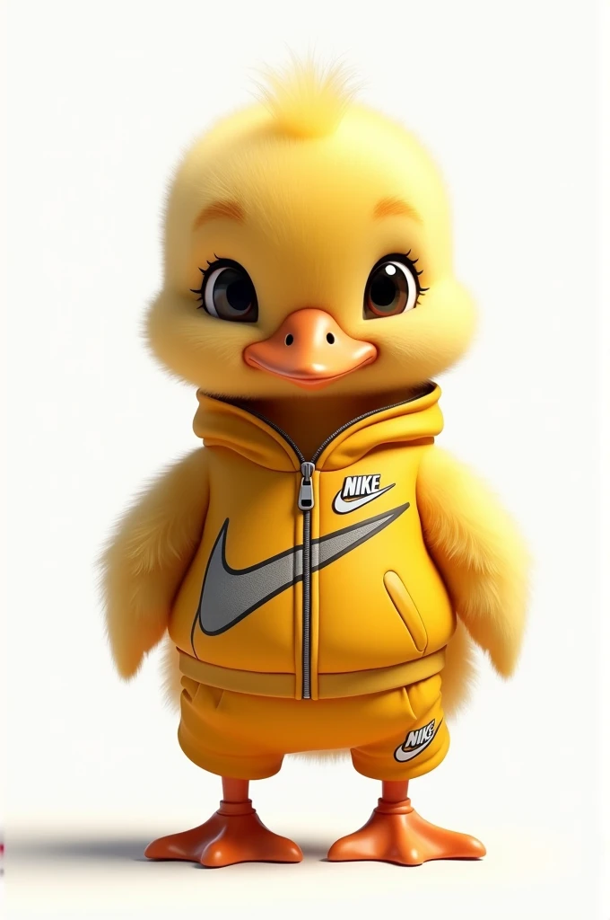 Duckling dressed in Nike