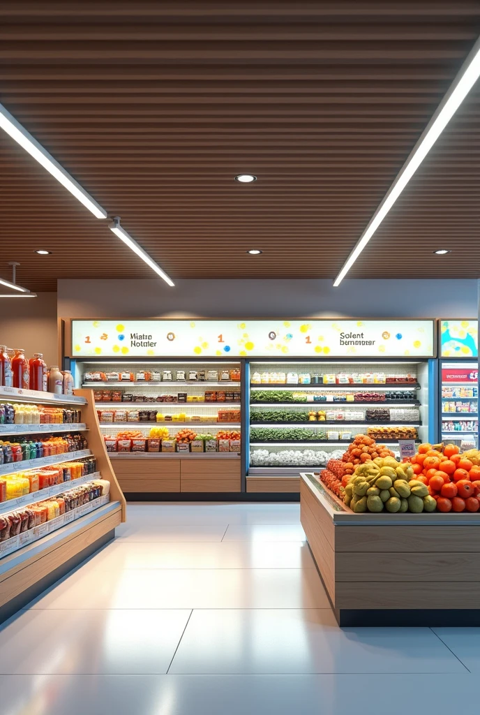 3D design of a supermarket&#39;s visual communication layout based on visual communication studies 

