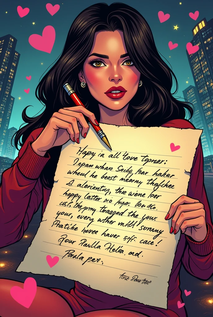 recrie a hq paula peril love letter
