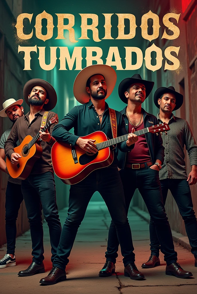 Create the cover of a corridoa tumbados album

