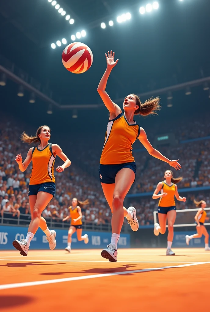 Women's volleyball game