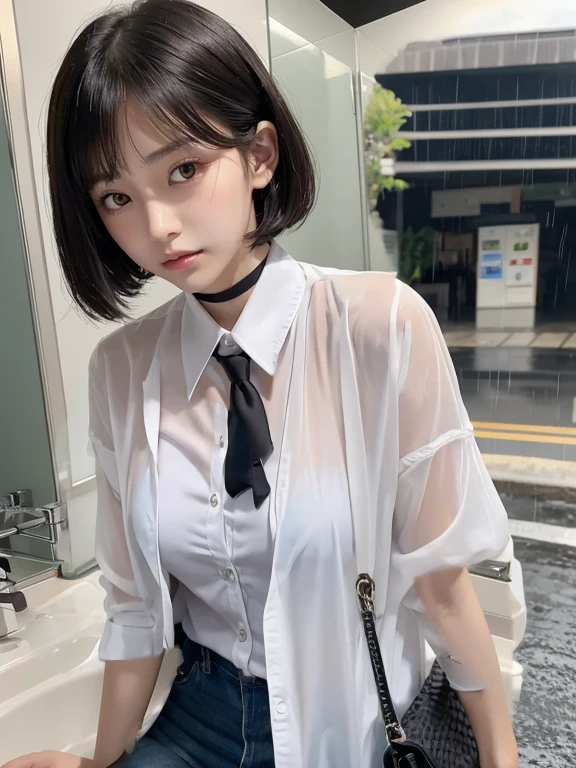in rain
