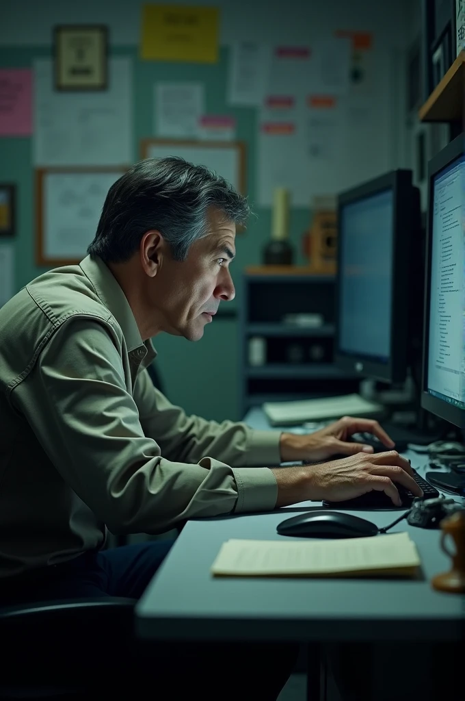 A worker hiding data from another