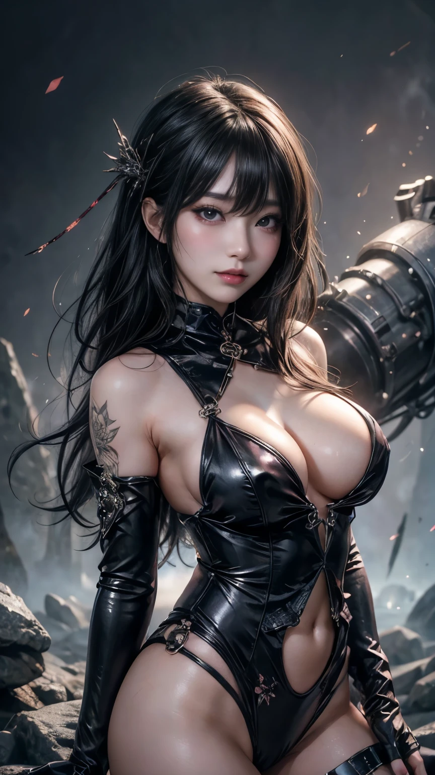 (最高qualityのディテール)、Realistic、8K Ultra HD、High resolution、(One Girl:1.2),(Glasses、evil女、witch、Fatal Beauty,Attractive beauty) ,(A supple and powerful physique),(Sensual魅力),(Mysterious charm:1.1),(Big Breasts、Captivating silhouette),The 超detailedな、高qualityのテクスチャ、複雑なdetailed、detailed、非常にdetailedなCG、高qualityの影、detailed 美しく繊細な顔、detailed 美しく繊細な目、Written boundary depth、Ray Tracing、20th Generation、Cute K-Pop Girls、(The Face of Ulzan in Korea)、Thin face、(Urzan-6500-v1.1:0.6)、PurerosFace_v1、Glowing Eyes、Perfect body、 Viewer Display、(最高qualityのディテール:1.2)、Realistic、8K Ultra HD、High resolution、Woman close up, realistic girl rendering, 8k artistic german bokeh, Enchanting girl, Real Girls, Gurwitz, Gurwitz-style artwork, Girl Roleplay, Realistic 3D style, cgstation Popular Topics,, 8K Portrait Rendering,(truth,truth:1.4),(Sparkling eyes girl:1.2)、Best image quality, 最高quality, Realistic, 超detailedな, Realistic, 4K 8K Ultra HD Full Color RAW Photos, Fujifilm(Medium format), Hasselblad, Carl Zeiss, Incredible dynamic range photography(utility_art:Smooth-768:1.1),High resolution, High pixel count, 明確なdetailed, Clear images, natureな色再現, Noise Reduction, High fidelity, quality, Software Improvements, Upscaling, Optimized Algorithms, Professional-level retouching, lipstick, eyeliner, eye shadow, Beautiful Eyes,Sensual, Iridescent, Shiny, Fantasy, Provocative, Rotten Flesh and Stitches, Monstrous, Horror, Scared, 気味のevilい, 吸Blood鬼, Blood, Elvira Mistress of the Dark, Exposed large breasts, Oily skin , Graves, Blood, Spread your legs、美しい若いwitchのノワール絵画,dark purple lips, evil, evil女, smile, Black Prom Dress, She is coming to you, close, Bright Blue Eyes, Surrounded by swirling pink smoke, Genuine, Attention to detail, Esoteric arachnids lady, Spider Queen, Esoteric arachnids, Combat Stance, ( The body is made with liquid metallic paints in metallic mauve and metallic black......、It beautifully depicts the female form......。), length, Sharp Fangs, nature, ((Complex metallic colors in the foreground)), (( Fluid Mechanics, The most beautiful smooth scale face makeup, Smirking expression)) - 黒ずんだBlood, Onyxia、Behemoth Bones, Snake-like tentacles, Cruel Teeth, Expressions of madness, Grotesque shadows dance, The creature whispers, Stifling atmosphere, Visible Madness. blade, A flash of evil intent shines,