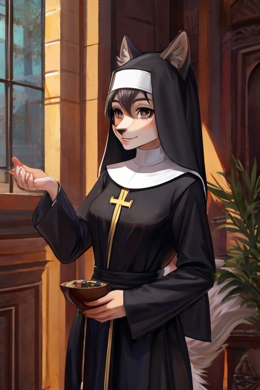 Twink wolf wear nun 