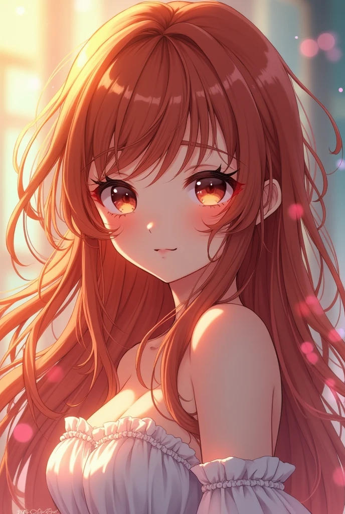 anime girl brown hair rubius locks
